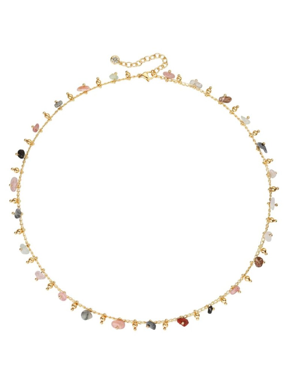 14K Gold Plated Beaded Pearl Choker Necklace Dainty Boho for Women